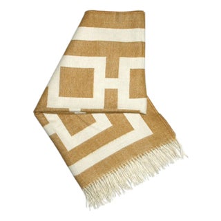 Nixon Baby Alpaca Throw, Camel For Sale