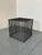 Black Modernist Steel Cubist Side Table, 1980s For Sale - Image 8 of 8