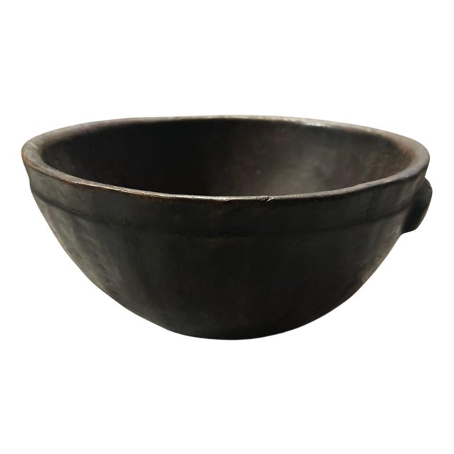 Vintage Tuareg Calabash Bowl, 2010s For Sale