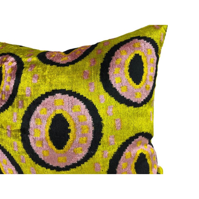 Handmade Velvet Silk IKAT cushion cover with eye design and multicolor. It can be a perfect gift for new homes. This...