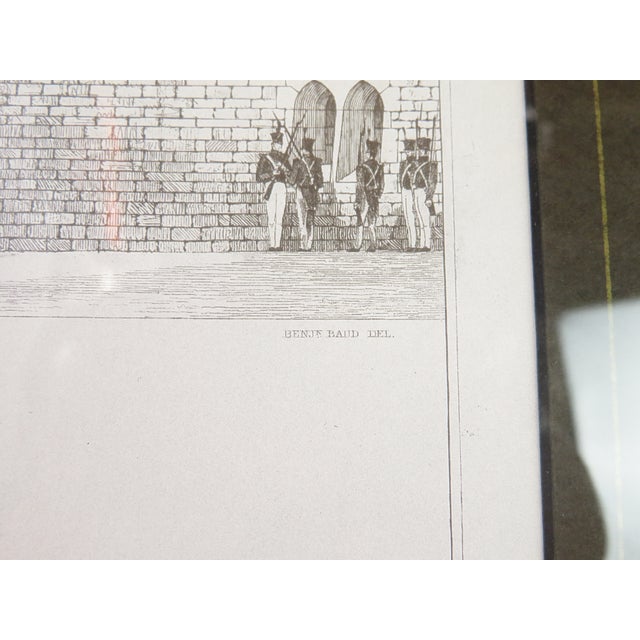 Mid 20th Century Soicher Marin ~ Architectural Etching Plate Print ~ Windsor Castle King Edward III Tower For Sale - Image 5 of 12