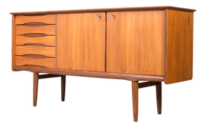 Mid-Century Modern Teak Sideboard by Brødrene Sørheim, Norway, 1960s
