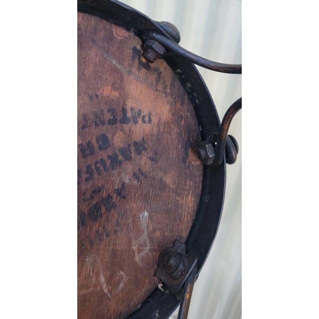 19Thc Ice Cream Parlor Chairs -Children's Dated 1889 For Sale - Image 9 of 9