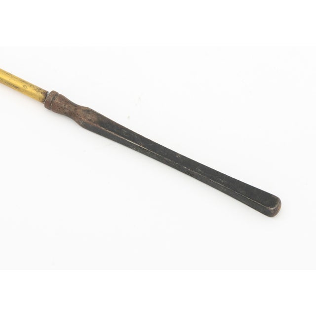 Vintage Brass Fireplace Tool Set, 4 Pcs. For Sale - Image 10 of 13