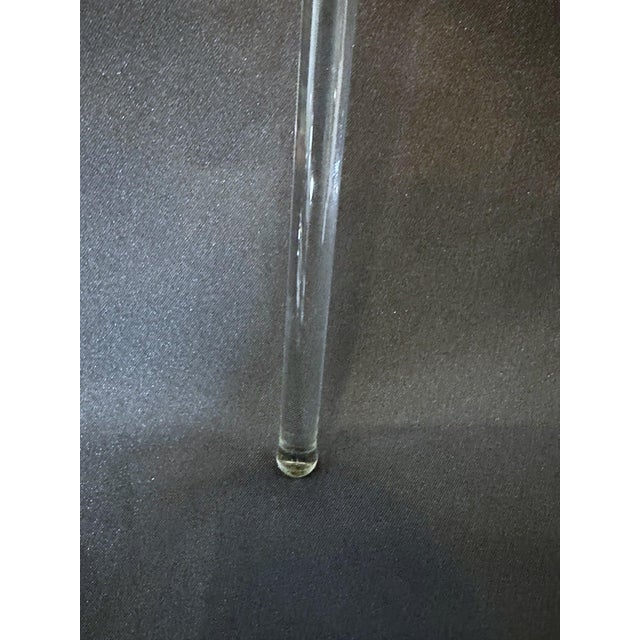 Transparent Mid 20th Century Glass Martini Pitcher With Stirrer For Sale - Image 8 of 8