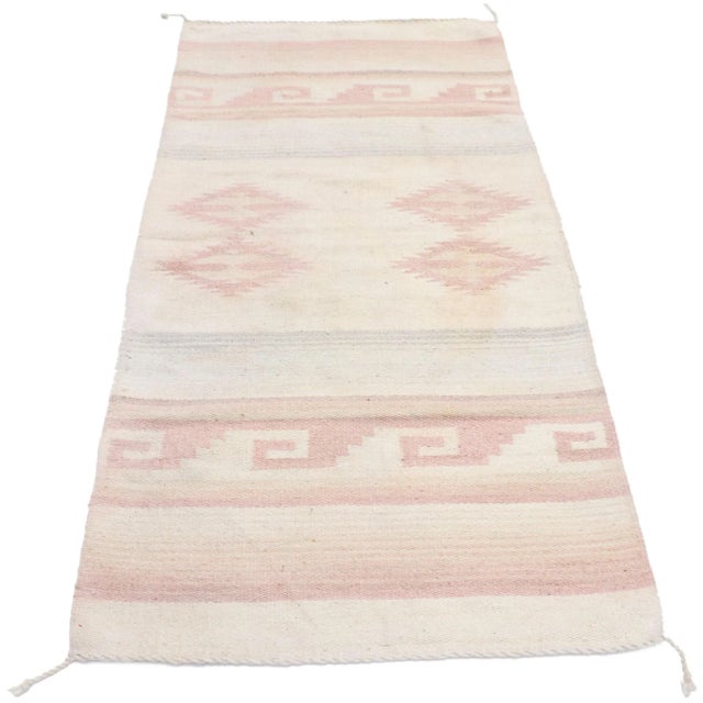 Native American Vintage Chinle Navajo-Style Kilim Rug - 02'05 X 04'11 For Sale - Image 3 of 9