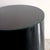 Postmodern Glass-Topped Black Rolling Cylinder Side Tables For Sale - Image 10 of 10