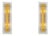 Antique Brass Handmade Glass Wall Lamps, Set of 2 For Sale
