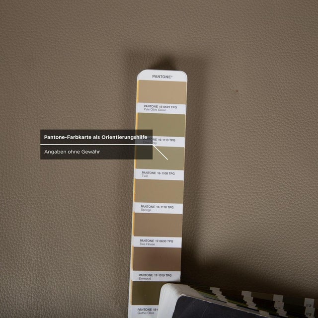 Animal Skin Jaan 3-Seater Sofa in Cream Leather and Chrome from Walter Knoll / Wilhelm Knoll For Sale - Image 7 of 12