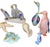Herend Set of Ten Herend Porcelain Aquatic Animal Figurines. Hungary, 20th Century. For Sale - Image 4 of 9