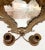 Metal Antique Bronze Wall Sconces - A Pair For Sale - Image 7 of 11