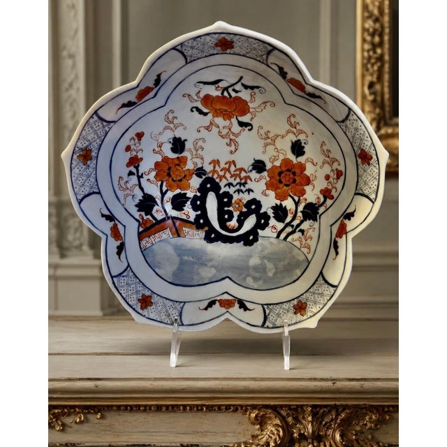 Antique Japanese Arita Imari Porcelain Chrysanthemum Bowl | Edo Period | Early 18th Century | Hand-Painted Fuku Mark For Sale - Image 18 of 18