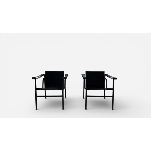 1990s Lc1 Chairs by Le Corbusier, Pierre Jeanneret, and Charlotte Perriand for Cassina For Sale In Minneapolis - Image 6 of 12