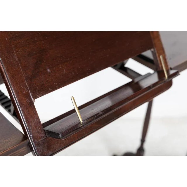 19th Century Mahogany Adjustable Reading Table For Sale - Image 16 of 17