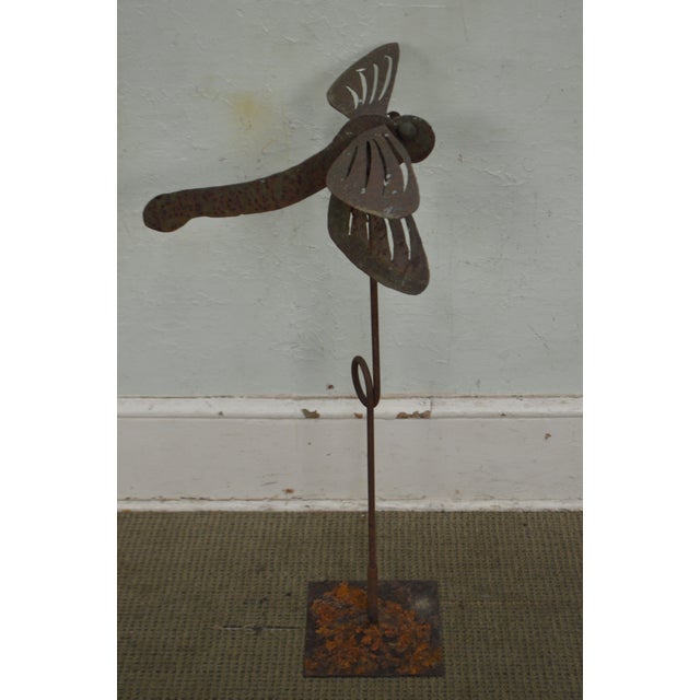 Hand Dragonfly Garden Statue Chairish