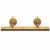 Contemporary Handcrafted Brass Double-Arm Picture Light for Large Artwork & Gallery Walls For Sale - Image 3 of 8