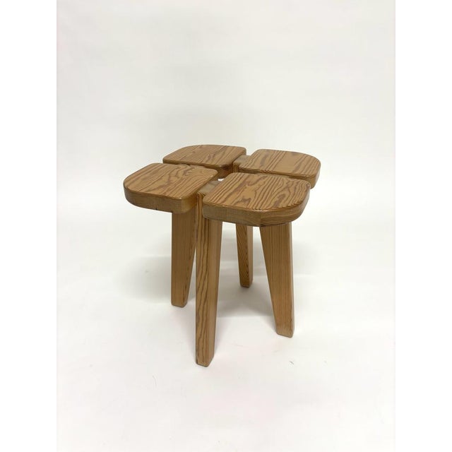 1970s Apila Pine Stool by Lisa Johansson-Pape, 1970s For Sale - Image 5 of 8