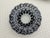 Here are two charming candy dishes with ruffled edged. One cobalt blue and the other midnight black. They measure 7"...