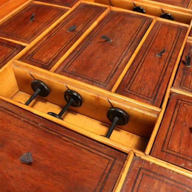 Charles X Worktable in Cherry For Sale - Image 4 of 13