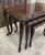 Brown Louis XV Rustic Nesting Coffee Tables, 1950, Set of 3 For Sale - Image 8 of 18