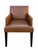 Pair of Holly Hunt Walnut and Leather Dining Chairs For Sale In Los Angeles - Image 6 of 7