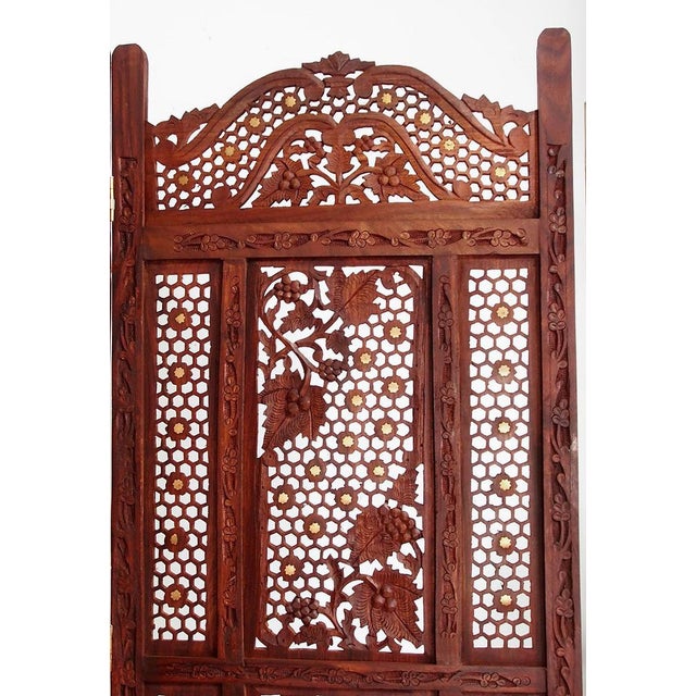 Vintage Double-Sided Room Divider in Teak, 2000s For Sale - Image 9 of 16