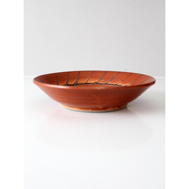 Vintage Studio Pottery Bowl For Sale - Image 4 of 9