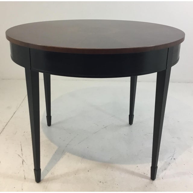 Vintage 1970’s Baker Wood Inlay End Table/Center Table Chairish