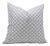 Fabdivine Handcrafted Block Print Cushion Cover 12x20 Inch Thick Cotton White-Chingari For Sale