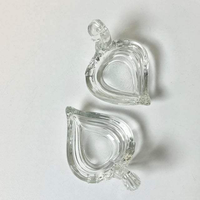 1950s Vintage Hollywood Regency Art Deco Swan Salt Cellars & Butter Dish - Set of 10. For Sale - Image 11 of 18