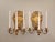 Antique 19th C Pair French Napoleon III Gilt Bronze Louis XVI Style Sconces For Sale - Image 4 of 16