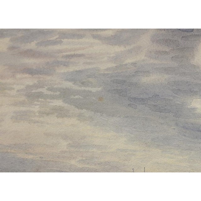 Charles Adderton, Norwegian Barques at Anchor, Lyme Bay, Devon and Dorset, 1890s-1910s, Watercolor For Sale - Image 6 of 18
