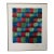 20”x24” Original Wall Alcohol Ink Painting Ca Artist B. Leeds Titled Rgb1 Museum Glass For Sale