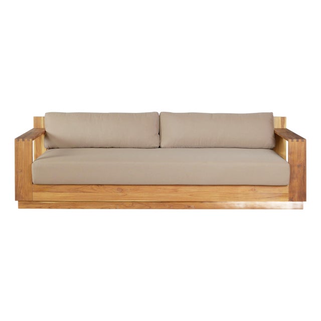 Imperial Grove Outdoor Solid Teak Wood- 84" For Sale