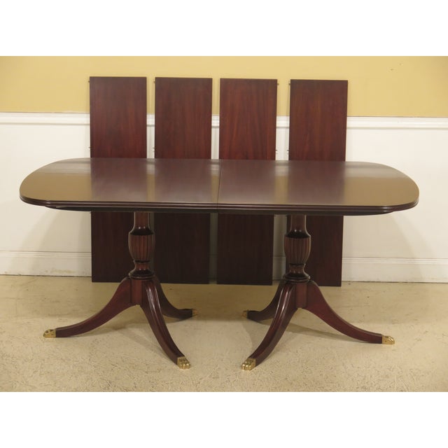 Henkel Harris 2208 Duncan Phyfe Mahogany Dining Room Table Chairish