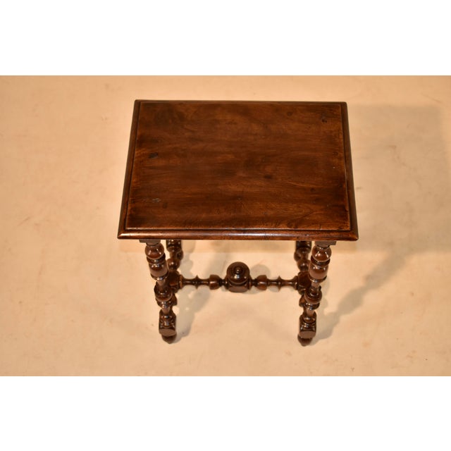 18th Century Louis XV Walnut Side Table From France For Sale - Image 10 of 12