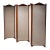 Five-Panel Screen in the Empire Style, 19th Century For Sale