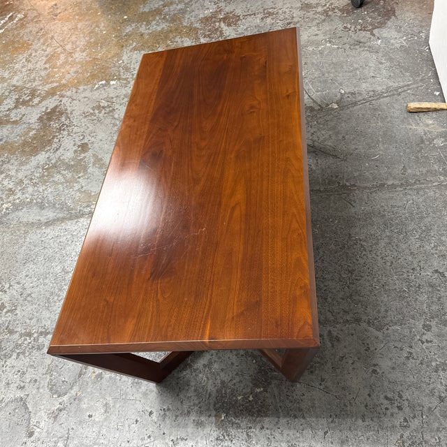 Copeland Furniture Fusion Rectangular Walnut Coffee Table For Sale In San Francisco - Image 6 of 12