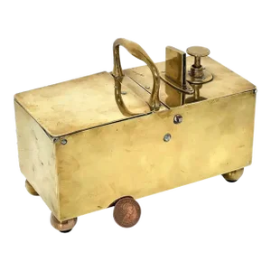 English Honesty Box or Dispenser of Brass From the Georgian Era