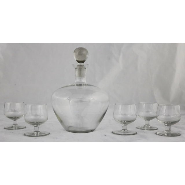 1950s Tinka Decanter Set with Five Glasses by A. D. Copier for Royal Leerdam Holland - Set of 6 For Sale - Image 13 of 13