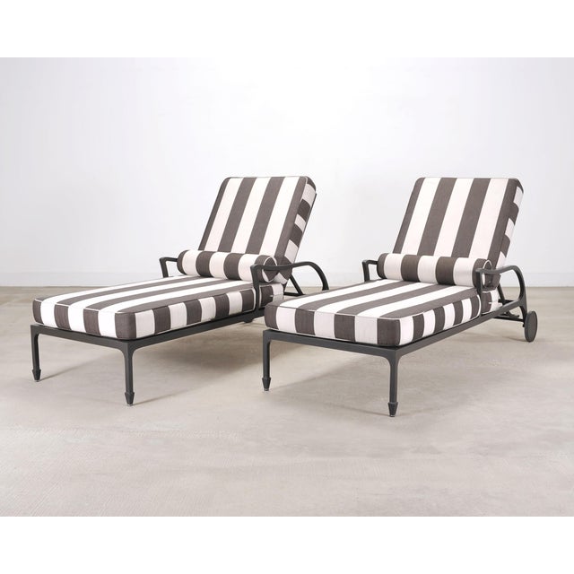 2000 - 2009 Pair of McKinnon and Harris Beaufort Sun Chaise Lounges For Sale - Image 5 of 18