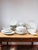 Antique French Porcelain Dinnerware with Flowers from Limoges, 1920s-1930s, Set of 39 For Sale - Image 14 of 14