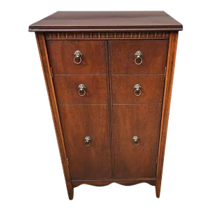 Antique Regency Style Mahogany Side Cabinet