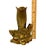 Metal VTG 7” Solid Brass Floral Bud Vase Art Nouveau Tulip Flower Figural Decor (A-3). For Sale - Image 7 of 7