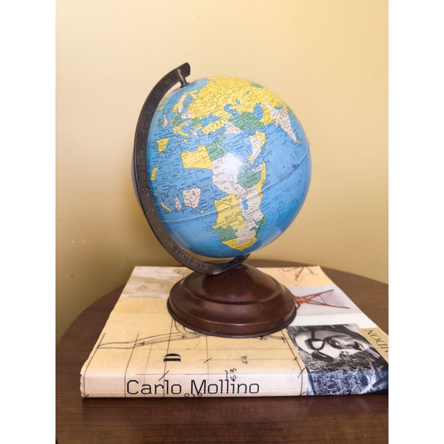 Vintage, Mid-Century Modern Replogle "Simplified 8 Inch Globe For Sale In Cincinnati - Image 6 of 13