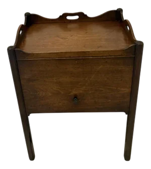 George III Mahogany Bedside Cabinet, 1780s