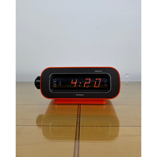 Vintage Sankyo Dayglo 204 Digital Clock, 1976 For Sale - Image 13 of 13