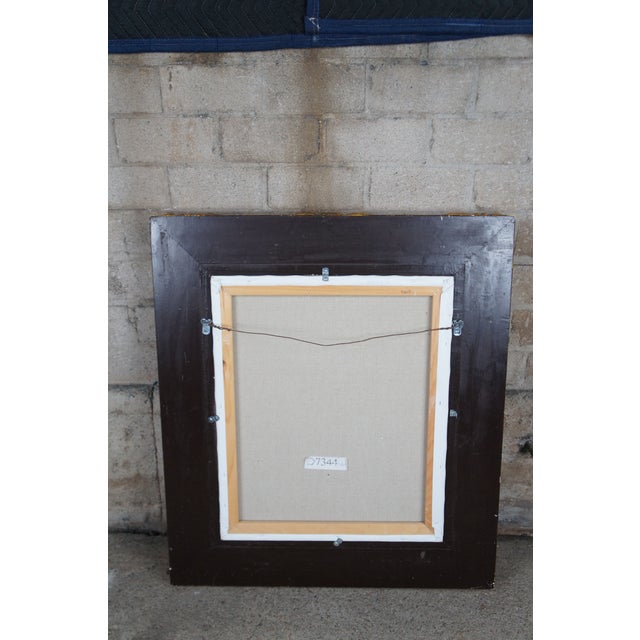 Early 20th Century European Impressionist Oil Painting Coastal Seascape Sailboats Signed & Framed For Sale - Image 11 of 11