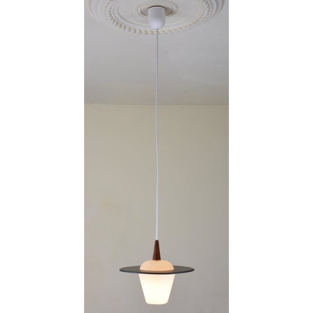 Lyfa Vintage Danish Pendant Lamp from Lyfa, 1950s For Sale - Image 4 of 9