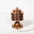 Art Deco Machine Age Polished Copper Table Lamp For Sale - Image 10 of 11